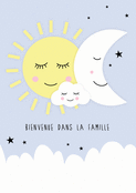 Soleil et lune pour un nouveau-n&eacute;